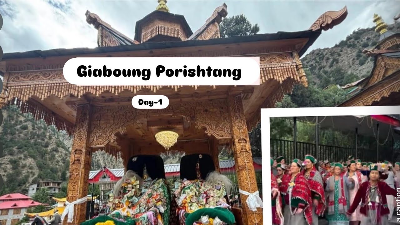 Giaboung Porishtang Day-1 || Devta G Dumber Bara Sawni G went to welcome DeviG Gyakar Dorje Chennmo 