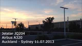 Jetstar JQ204 Auckland-Sydney 11.07.2013