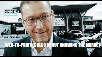 Web-to-Print is also about understanding the Market · Ludovic Martin