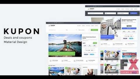 Preview KUPON - Daily Deals Marketplace Theme TFx