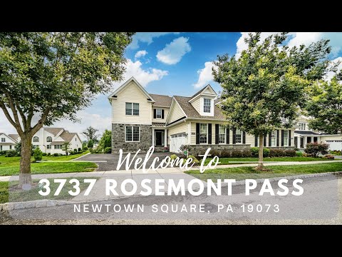 3737 Rosemont Pass, Newtown Square, PA home video tour