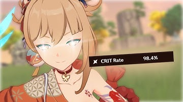 If my 98.4% Crit Rate Yoimiya doesn