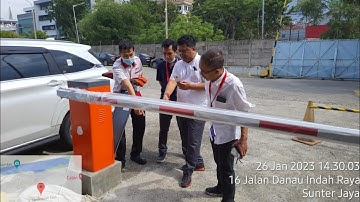 palang parkir perumahan ! portal otomatis bandung