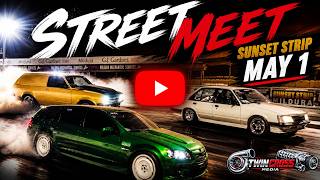 Street Drag Meet May 2026 Sunset Strip Mildura #turbo #dragracing