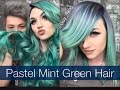Pastel Mint Green Hair