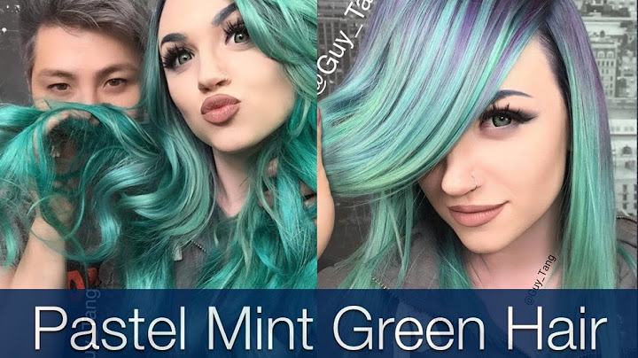 Pastel Mint Green Hair Youtube
