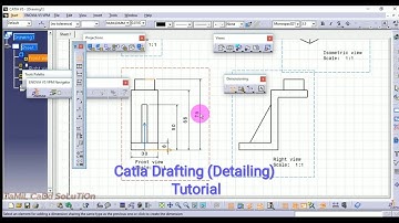 #Catia V5 Drafting Tutorial-01