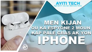 Men kijan ou ka espyone 2 moun kap pale ak Telefòn ou pa bluetooth (Astuces 2020)