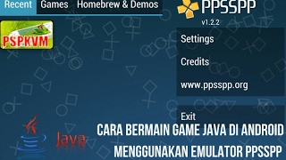 TUTORIAL MAIN GAME JAVA DI ANDROID TERBARU MENGGUNAKAN PPSSPP | ZONANGALONG.COM screenshot 3