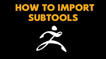 Importing Subtools into ZBrush
