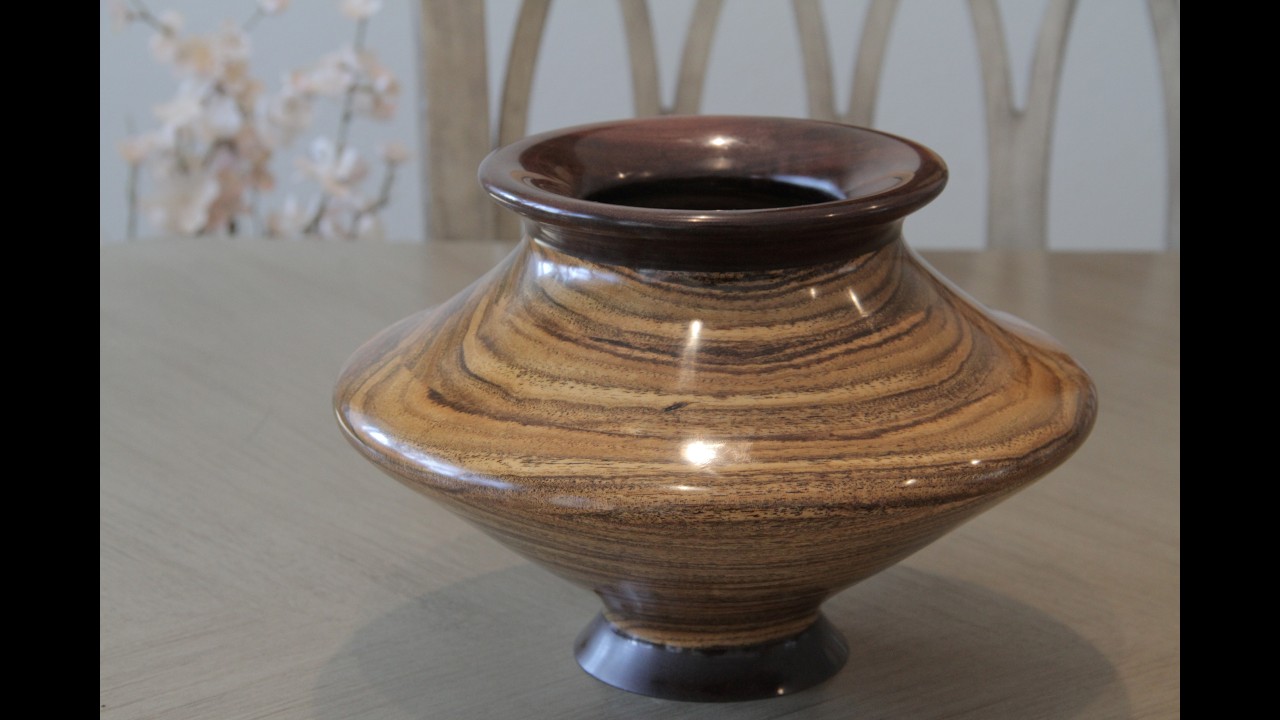 From Flat Board to Bocote Ring Vase| Segmented Woodturning