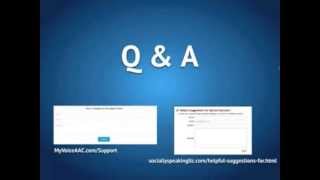 Penina's Socially Speaking™ App Webinar 6/5/13 screenshot 3