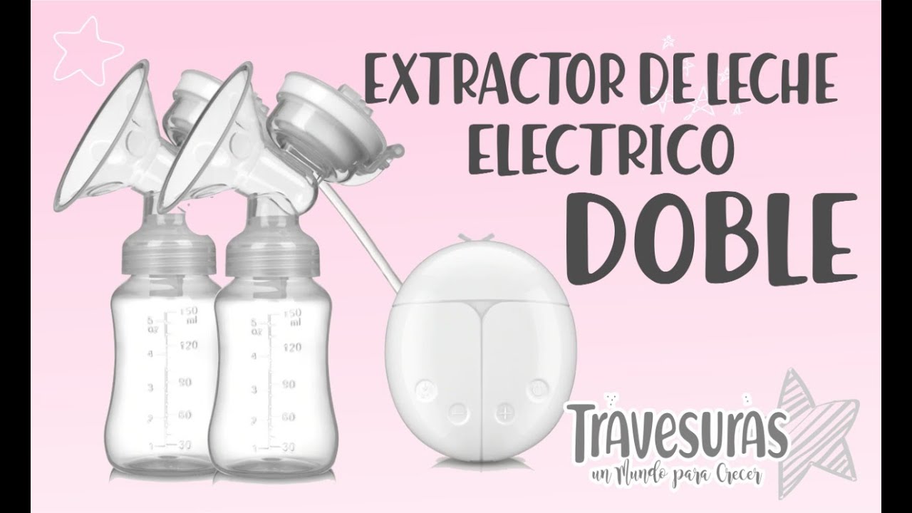 Extractor de leche eléctrico doble