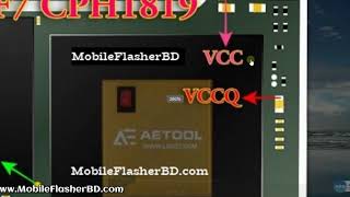 Oppo F7 CPH1819 ISP Pinout To Remove Pattern Lock And FRP by GSM Free Equipment