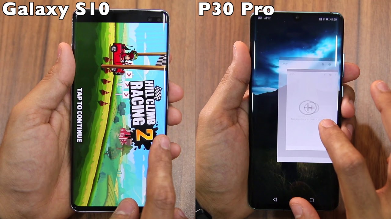 Galaxy S10 (Exynos 9820) vs Huawei P30 Pro Speed Test