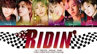 Nct Dream     Ridin traducida Al Espaol  Color Coded S Esphanrom