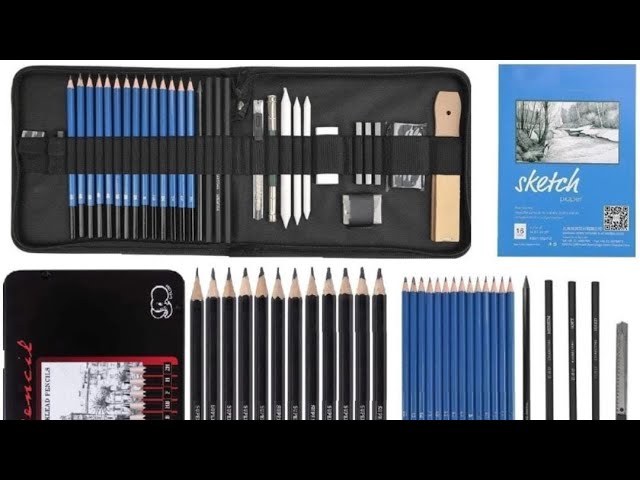 Corslet Sketch Pencil Set 35 Pieces Professional Drawing Pencils and Sketch  Kit for Artist - Sketch Pencil Set 35 Pieces Professional Drawing Pencils  and Sketch Kit for Artist . shop for Corslet