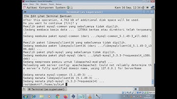 Konfigurasi web server wordpress  part1