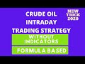 Crude Oil Intraday Trading Strategy Without Indicator - Formula Based