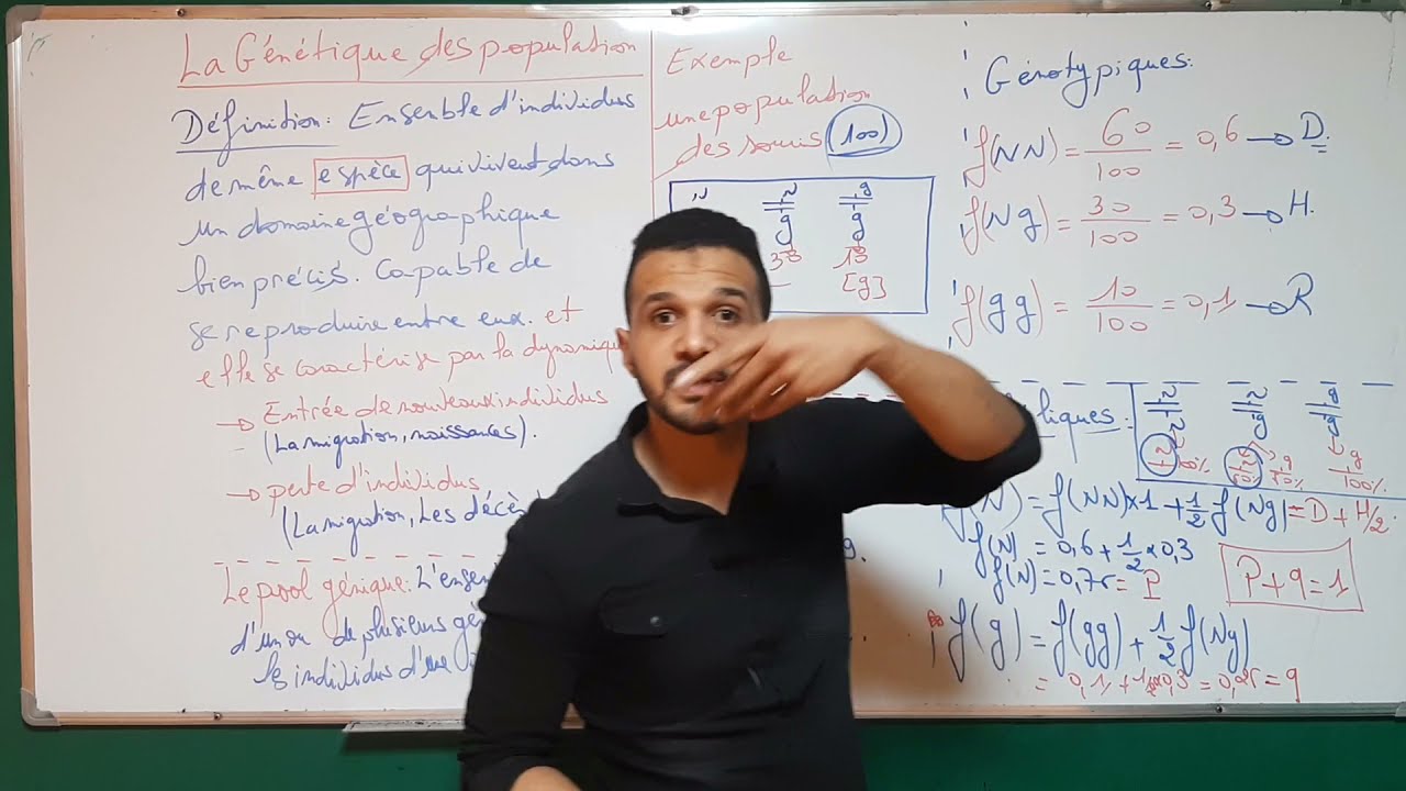 Génétique des population partie 1 | hicham svt
