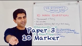 IB Economics Paper 3 - 10 Mark Question - Exam Technique
