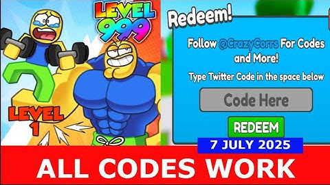 *ALL CODES WORK* Bicep Simulator💪ROBLOX | JULY 7, 2025