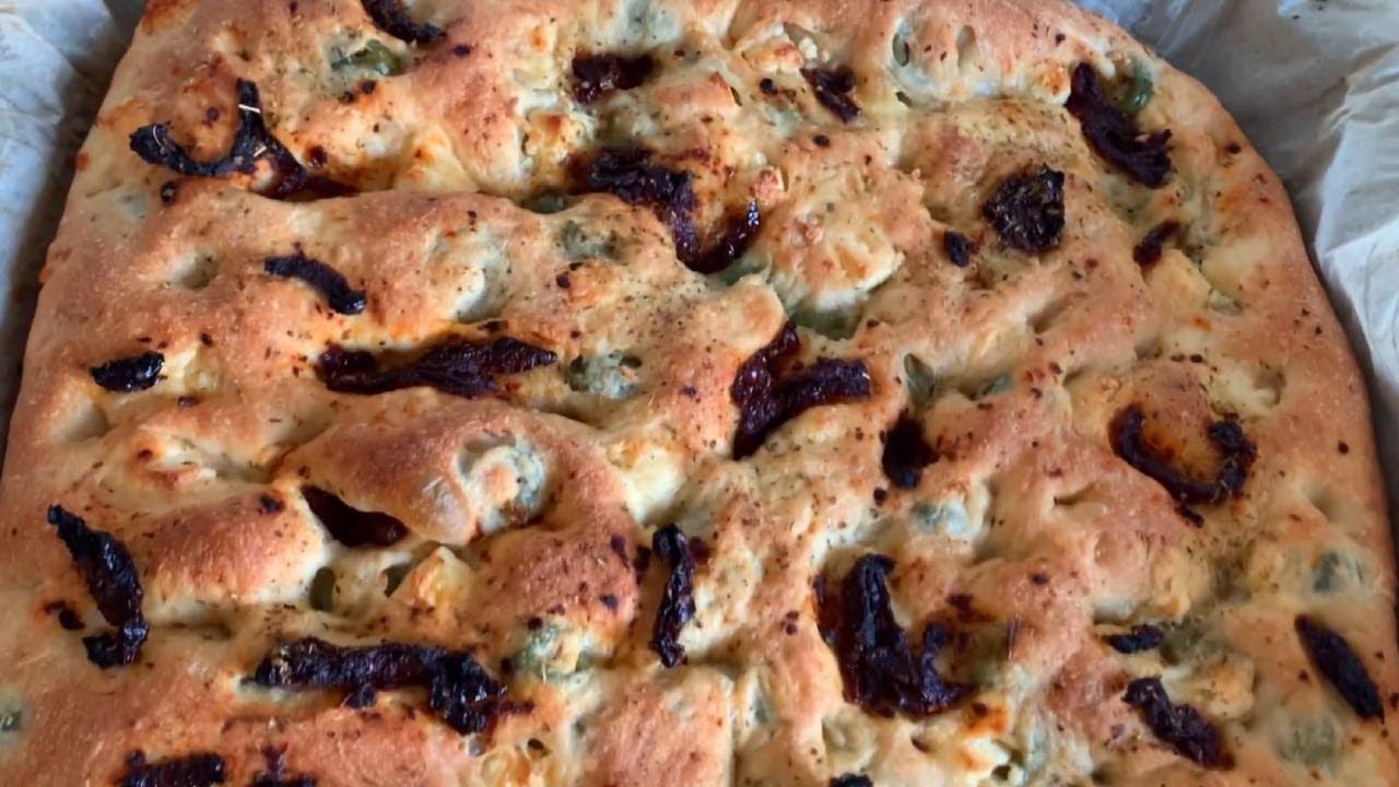 Фокачча (вариация). Focaccia (variation).