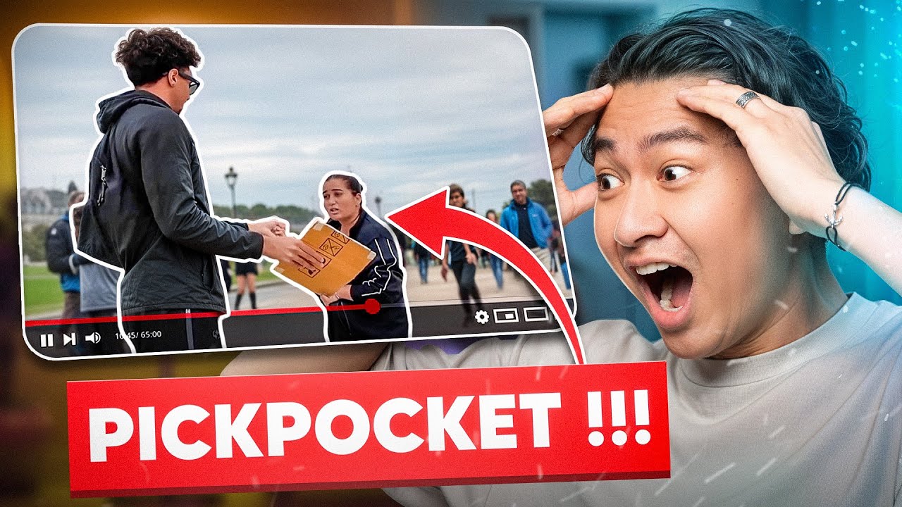 JE RÉAGIS À UN HARCELEUR DE PICKPOCKETS