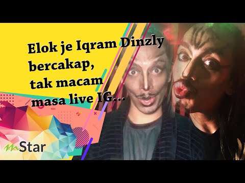 Elok Je Iqram Dinzly Bercakap Tak Macam Masa Live Ig Katanya Tak Sakit Pun Youtube
