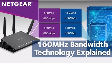 160MHz Bandwidth Technology | NETGEAR AC2600 Nighthawk X4S Smart WiFi Router
