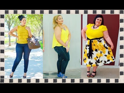 15 HAUL AMARILLO PLUS SIZE 2019 | ROPA XXL DE MODA @ModaparaDamas