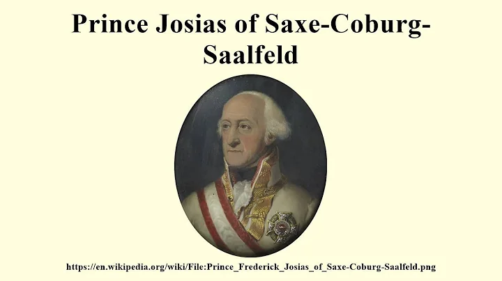 Prince Josias of Saxe-Coburg-Saal...