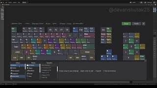 Keymap Visualizer - Blender Addon - Preview