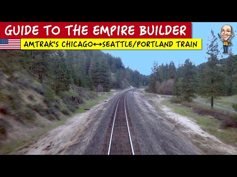 Vidéo: Monter dans le train Empire Builder de Chicago à Seattle