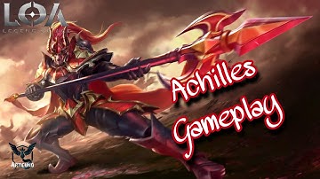 Legend of Ace (android/iOS) || ACHILLES Gameplay || MOBA