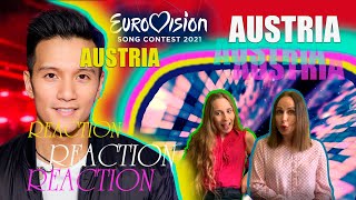 Евровидение 2021 Австрия Реакция Vincent Bueno Amen Austria 🇦🇹 Eurovision 2021