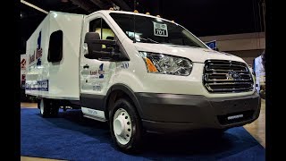 Steve McNeal's sixskid box/sleeperoutfitted 2017 Ford Transit cutaway expediter