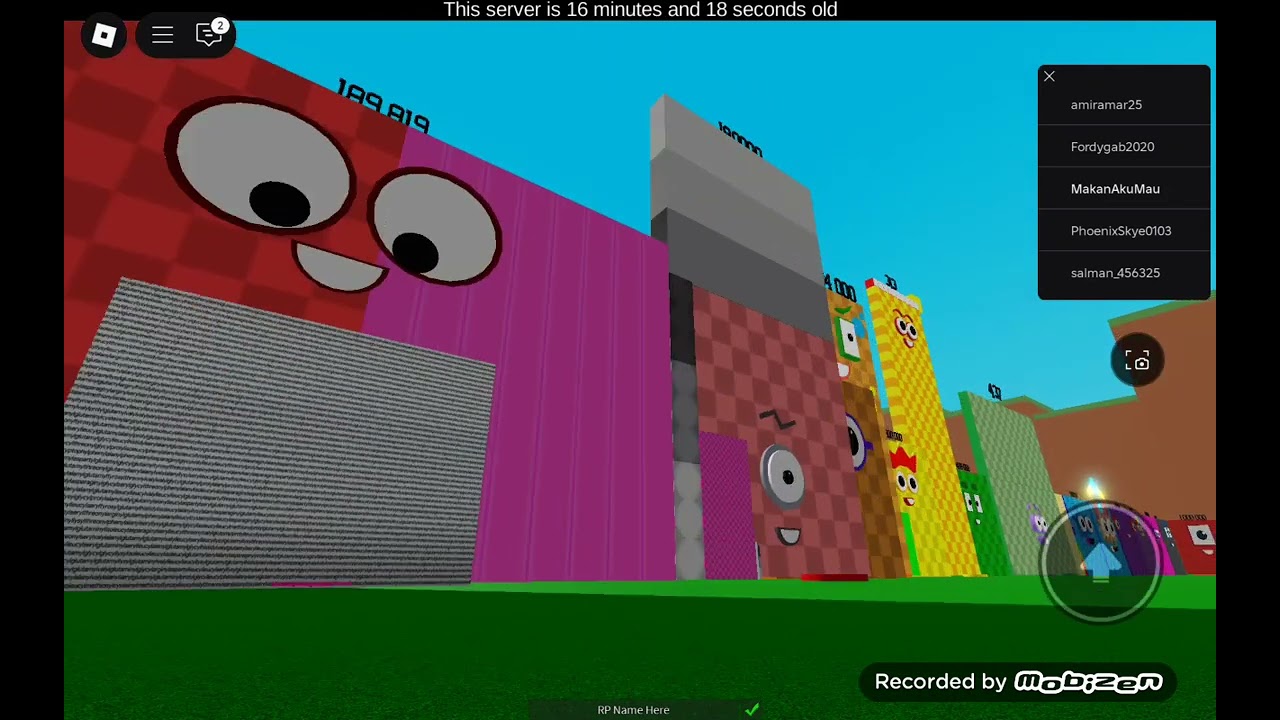 1 Sampai 1,044 Deciquadringentillion Di numberblock Ronlox