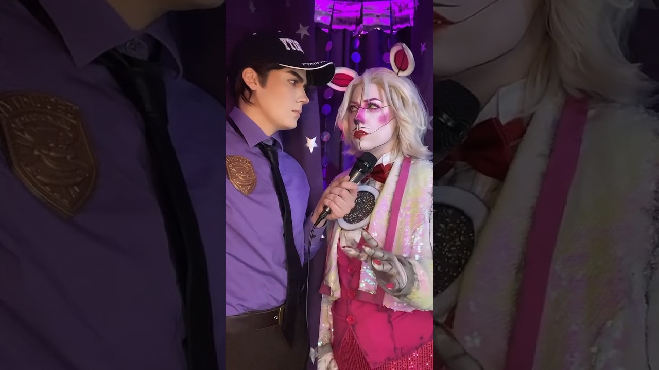 Michael afton interviews Funtime foxy #fnafcosplay #fivenightsatfreddys fnaf cosplay #funtimefoxy