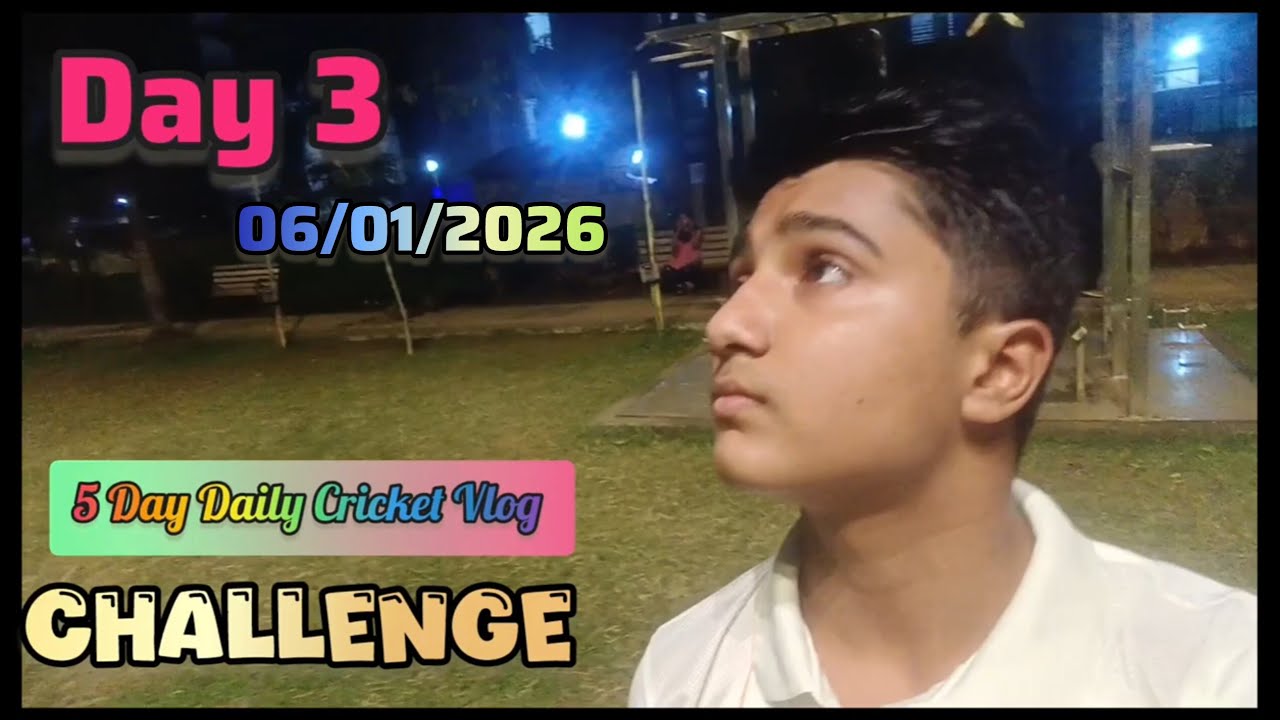 5 Day Daily Cricket Vlog CHALLENGE | Day 3 | Cric Hamza 18 | 