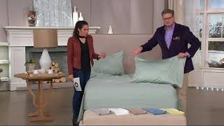 Northern Nights 100% Certified Organic Cotton Sheet Set on QVC