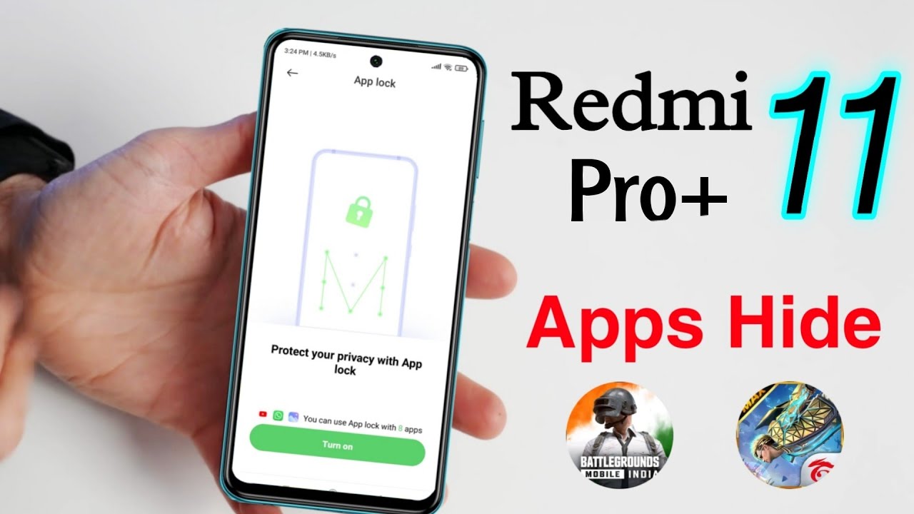 Redmi Note 11 Pro Plus: How to Hide & Unhide Apps | Redmi Note 11 Pro+ me App Hide Kaise Kare