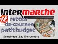 Retour de courses intermarch drive petit budget topbudget