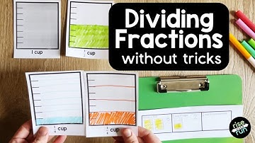 Dividing Fractions without the Keep Change Flip Trick