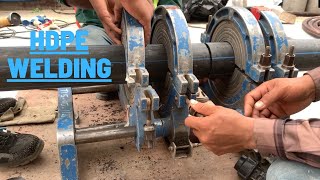 Inspection HDPE piping welding DN 150mm