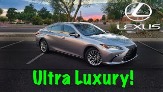 ALL NEW Lexus ES350 Ultra Luxury Review : Exterior : Interior : Drive : POV : Drone Footage : 2022
