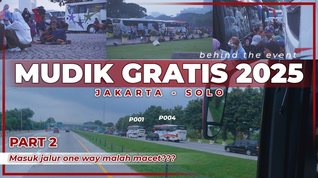 Ratusan Bus Berkumpul di Monumen Nasional Jakarta. | Part 2.