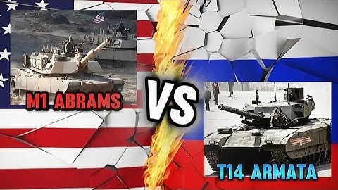 M1 ABRAMS VS T 14 ARMATA ⛔️ Mana Yang Terbaik ⁉️
