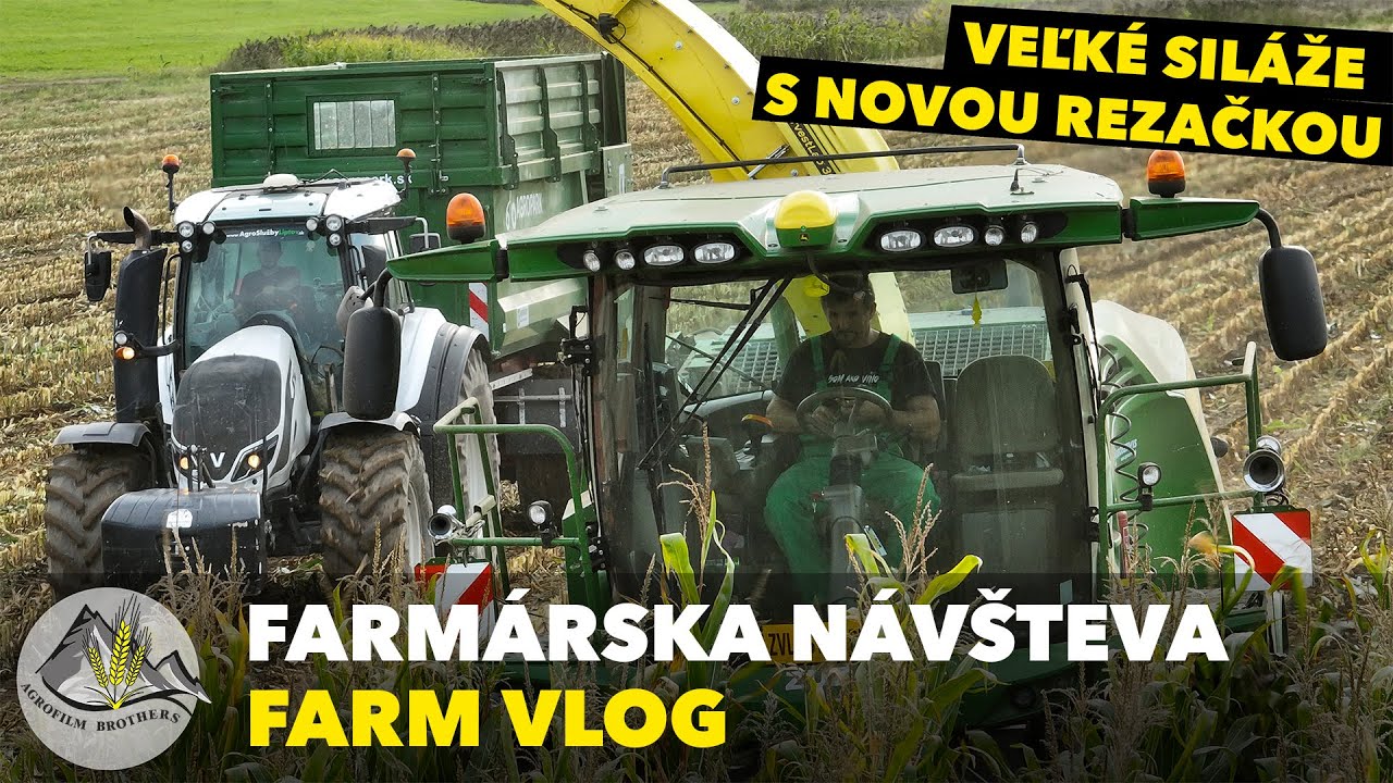 VEĽKÉ SILÁŽE S NOVOU REZAČKOU [ John Deere 8600i & Kemper 375+ ] Farmárska Návšteva#48