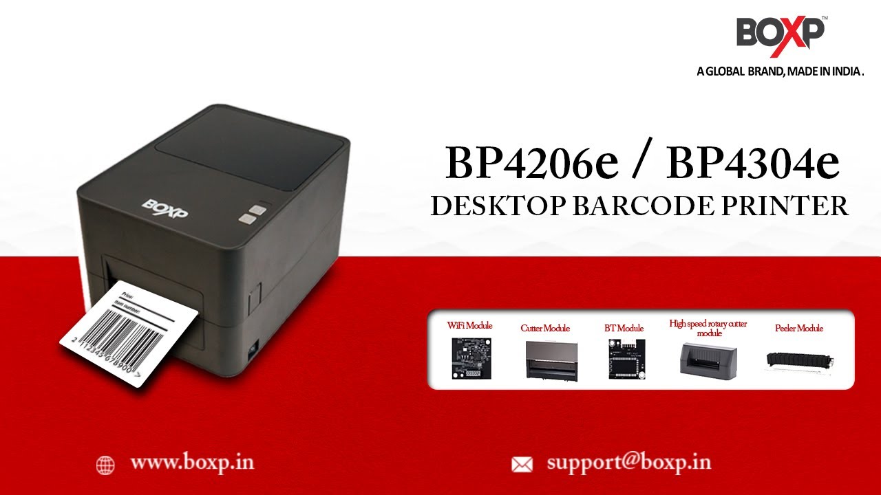 Unbox the Power of BOXP Desktop Barcode Printers | BP4206e & BP4304e ...